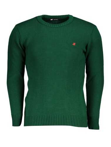 US GRAND POLO GREEN MEN'S SWEATER