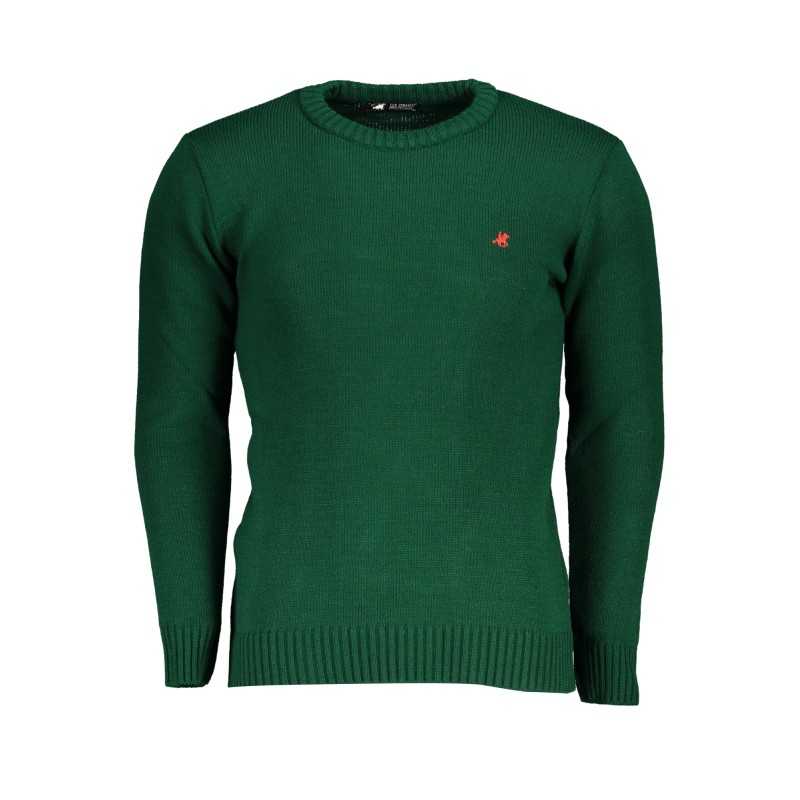 US GRAND POLO GREEN MEN'S SWEATER