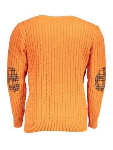 US GRAND POLO MEN'S ORANGE SWEATER