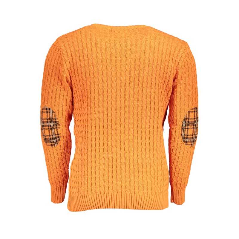 US GRAND POLO MEN'S ORANGE SWEATER