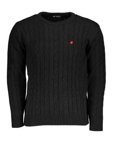 US GRAND POLO MEN'S BLACK SWEATER