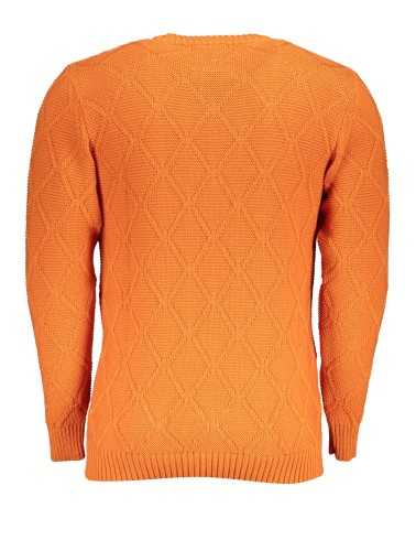 US GRAND POLO MEN'S ORANGE SWEATER