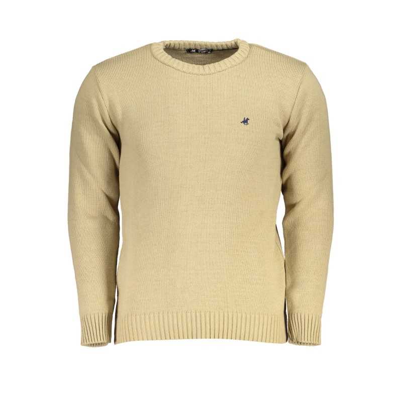 US GRAND POLO MEN'S BEIGE SWEATER