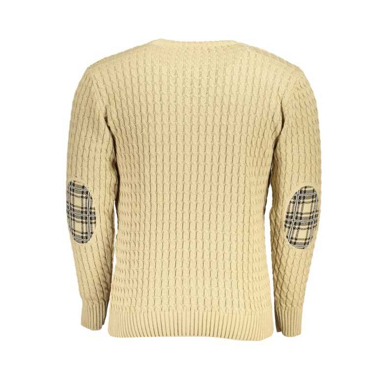 US GRAND POLO MEN'S BEIGE SWEATER