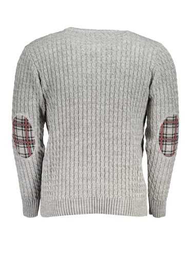 US GRAND POLO MEN'S GRAY SWEATER