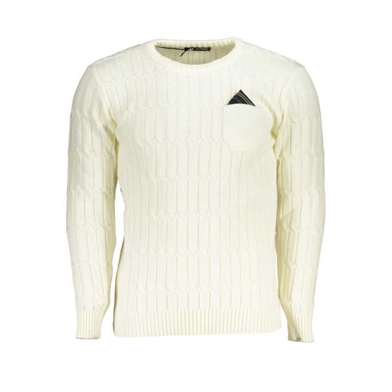 US GRAND POLO MEN'S WHITE SWEATER