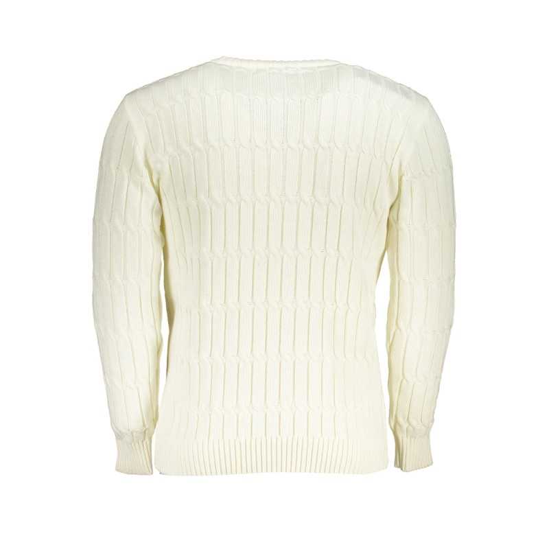 US GRAND POLO MEN'S WHITE SWEATER