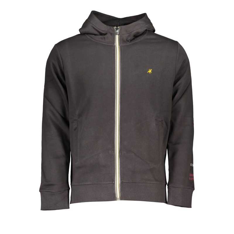 US GRAND POLO MEN'S GRAY ZIP SWEATSHIRT