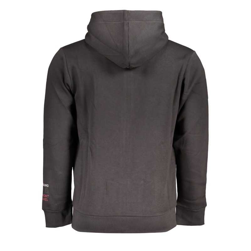 US GRAND POLO MEN'S GRAY ZIP SWEATSHIRT