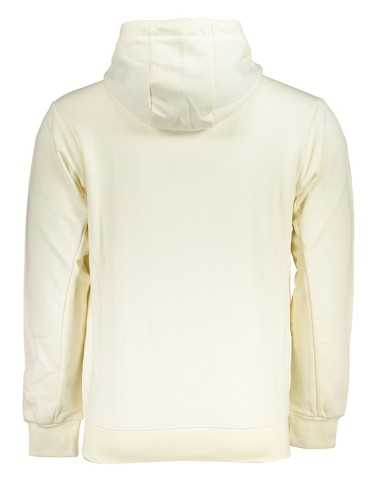 US GRAND POLO MEN'S WHITE ZIP SWEATSHIRT