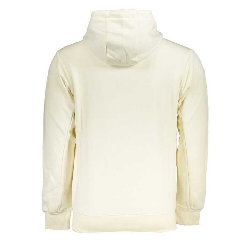 US GRAND POLO MEN'S WHITE ZIP SWEATSHIRT