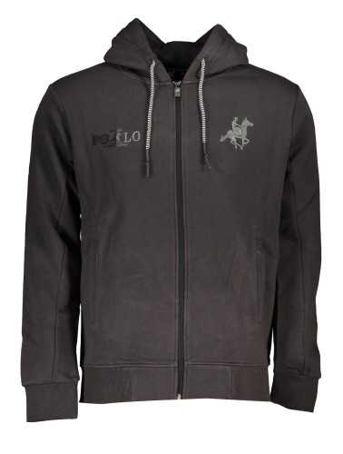 US GRAND POLO MEN'S GRAY ZIP SWEATSHIRT