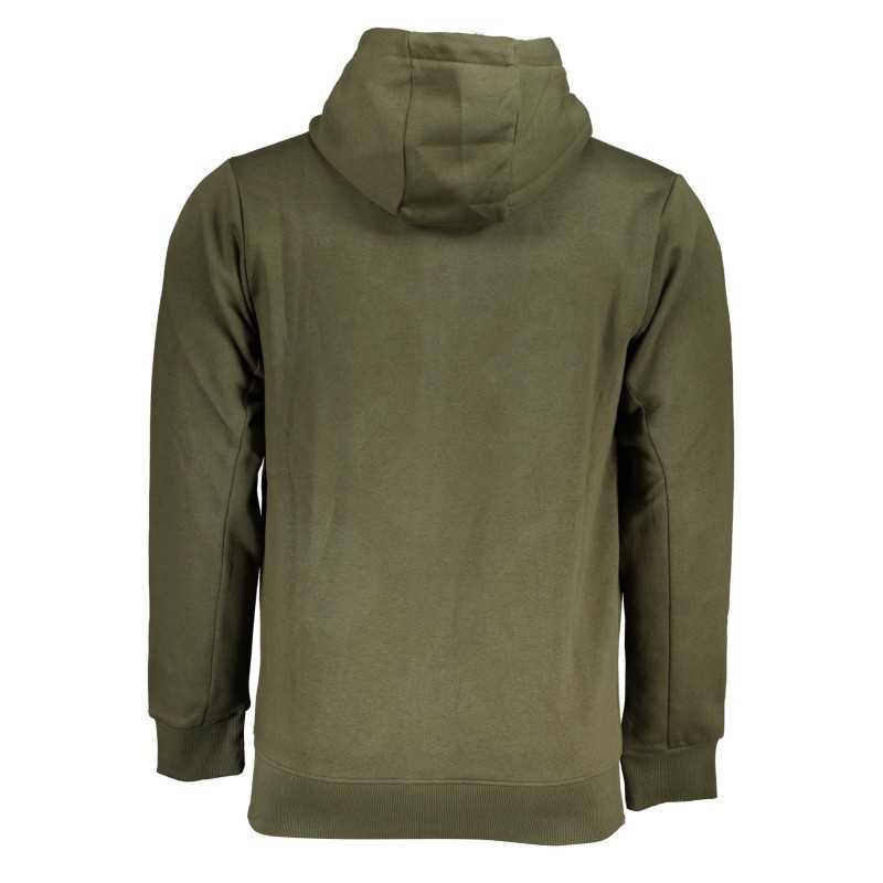 US GRAND POLO MEN'S GREEN ZIP SWEATSHIRT