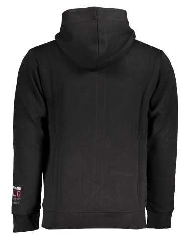 US GRAND POLO MEN'S BLACK ZIP SWEATSHIRT