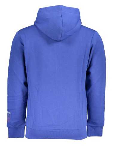 US GRAND POLO MEN'S BLUE ZIP SWEATSHIRT