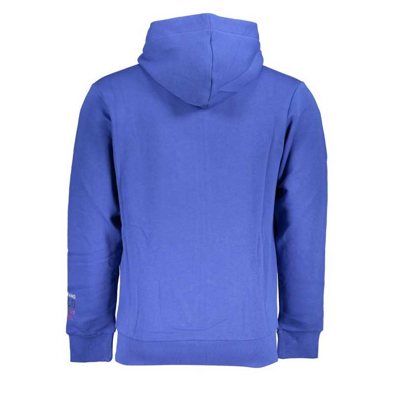 US GRAND POLO MEN'S BLUE ZIP SWEATSHIRT