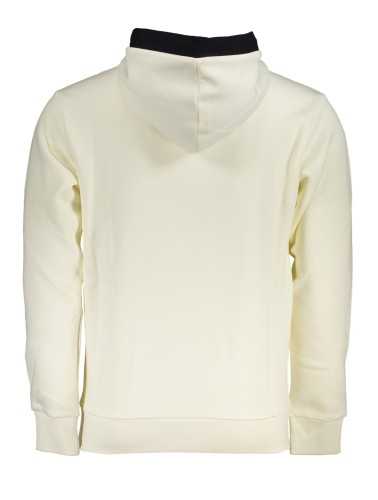 US GRAND POLO MEN'S WHITE ZIPLESS SWEATSHIRT