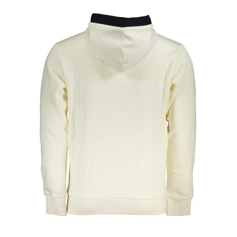 US GRAND POLO MEN'S WHITE ZIPLESS SWEATSHIRT