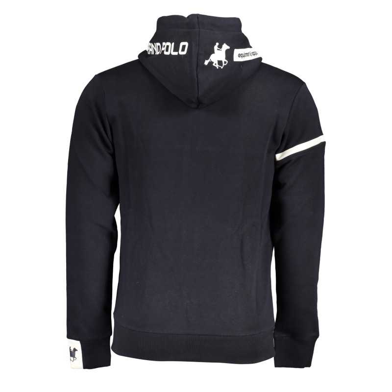 US GRAND POLO MEN'S BLUE ZIP SWEATSHIRT