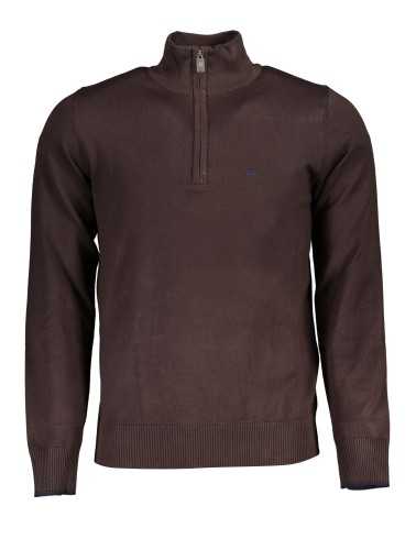 US GRAND POLO MEN'S BROWN SWEATER