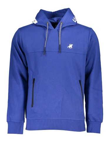 US GRAND POLO MEN'S BLUE ZIPLESS SWEATSHIRT