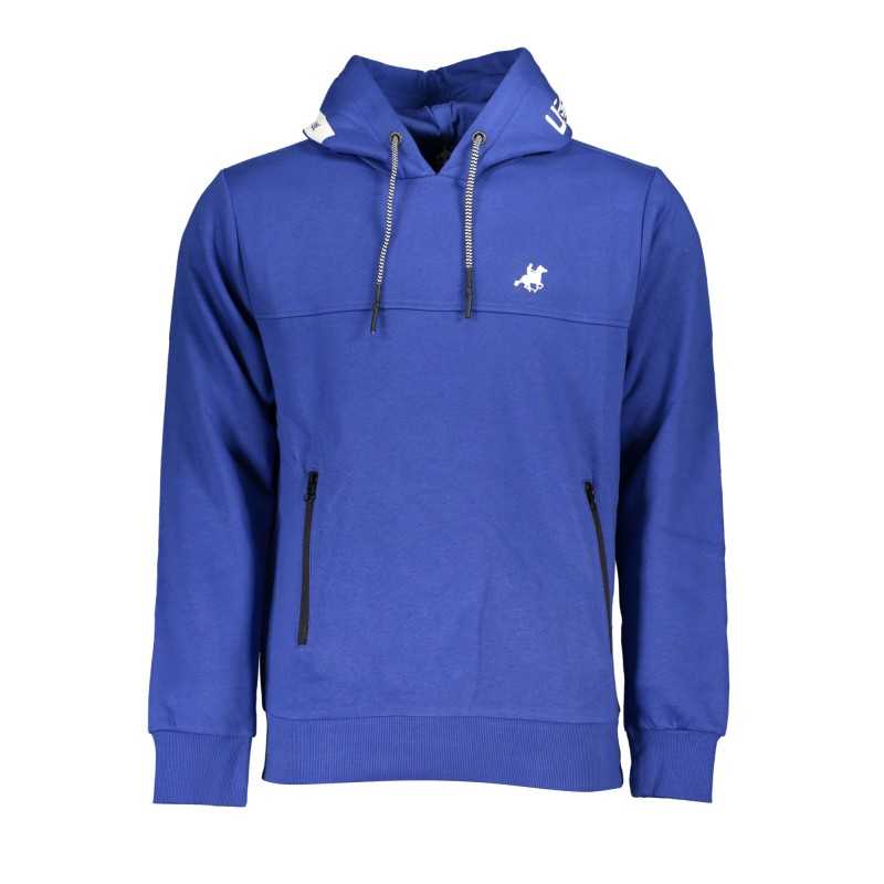 US GRAND POLO MEN'S BLUE ZIPLESS SWEATSHIRT