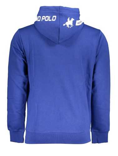 US GRAND POLO MEN'S BLUE ZIPLESS SWEATSHIRT