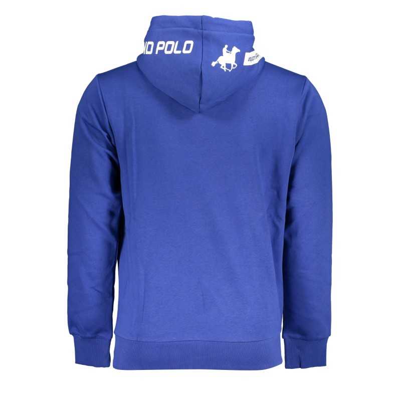 US GRAND POLO MEN'S BLUE ZIPLESS SWEATSHIRT