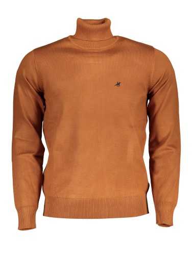 US GRAND POLO MEN'S BROWN SWEATER