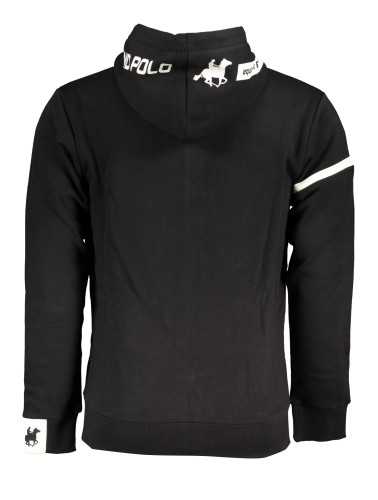 US GRAND POLO MEN'S BLACK ZIP SWEATSHIRT