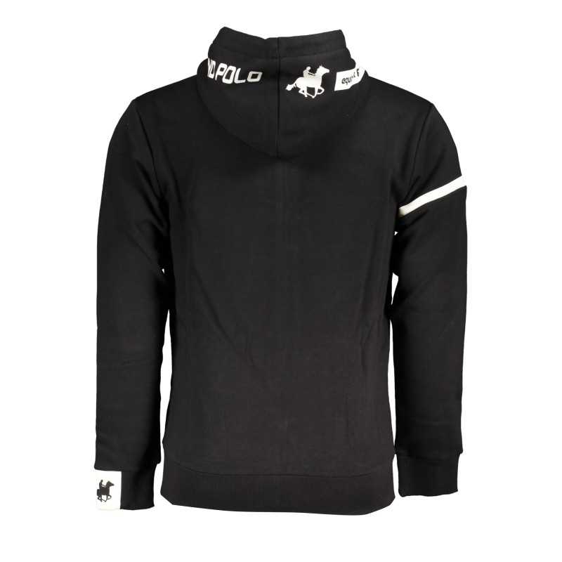 US GRAND POLO MEN'S BLACK ZIP SWEATSHIRT