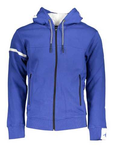 US GRAND POLO MEN'S BLUE ZIP SWEATSHIRT