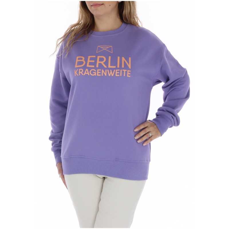 Kragenweite Sweatshirt Woman