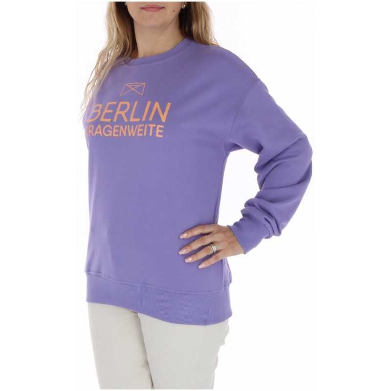 Kragenweite Sweatshirt Woman