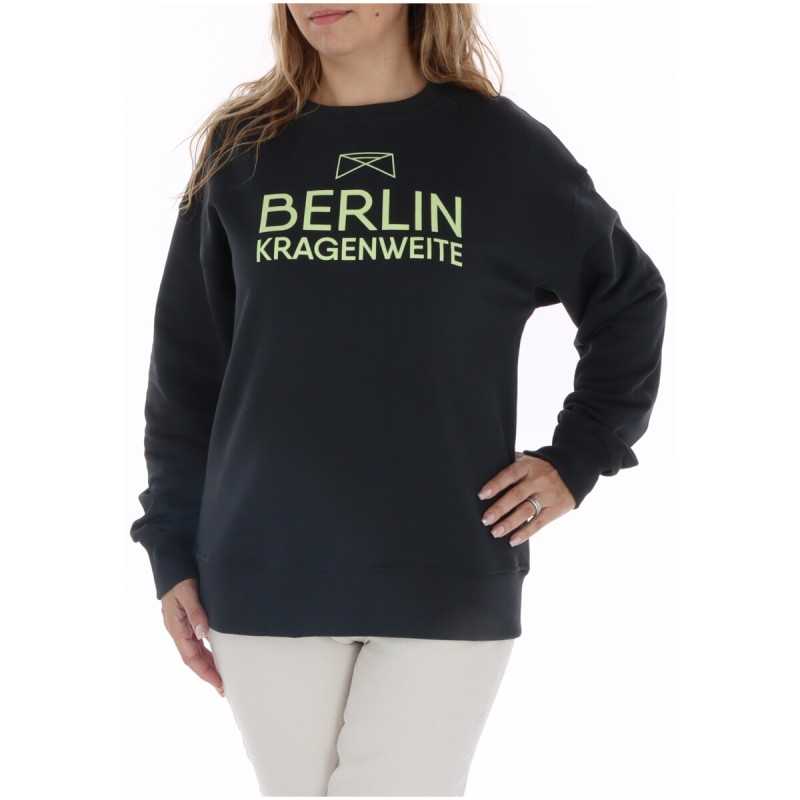 Kragenweite Sweatshirt Woman