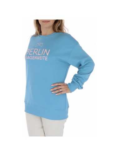 Kragenweite Sweatshirt Woman