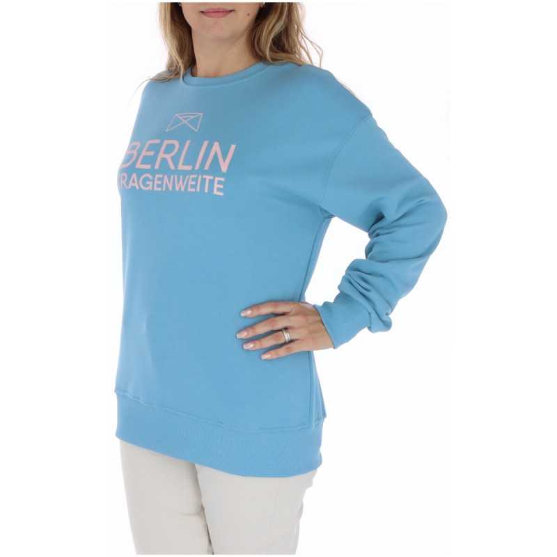 Kragenweite Sweatshirt Woman