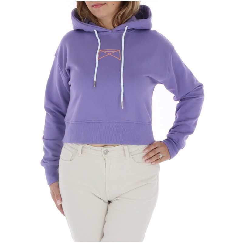 Kragenweite Sweatshirt Woman