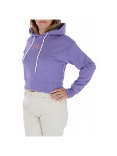 Kragenweite Sweatshirt Woman