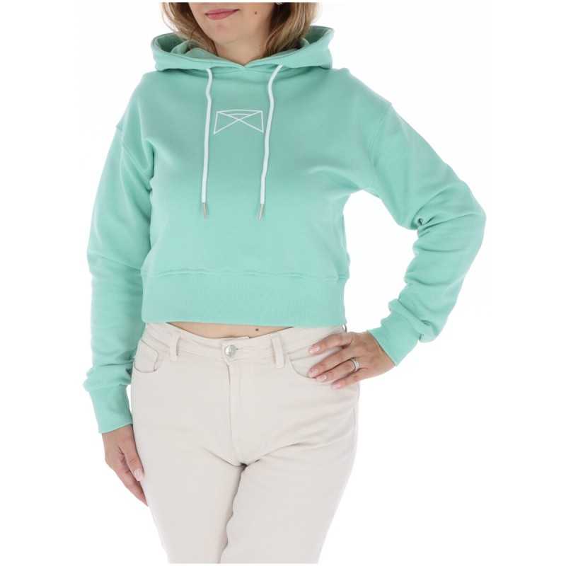 Kragenweite Sweatshirt Woman