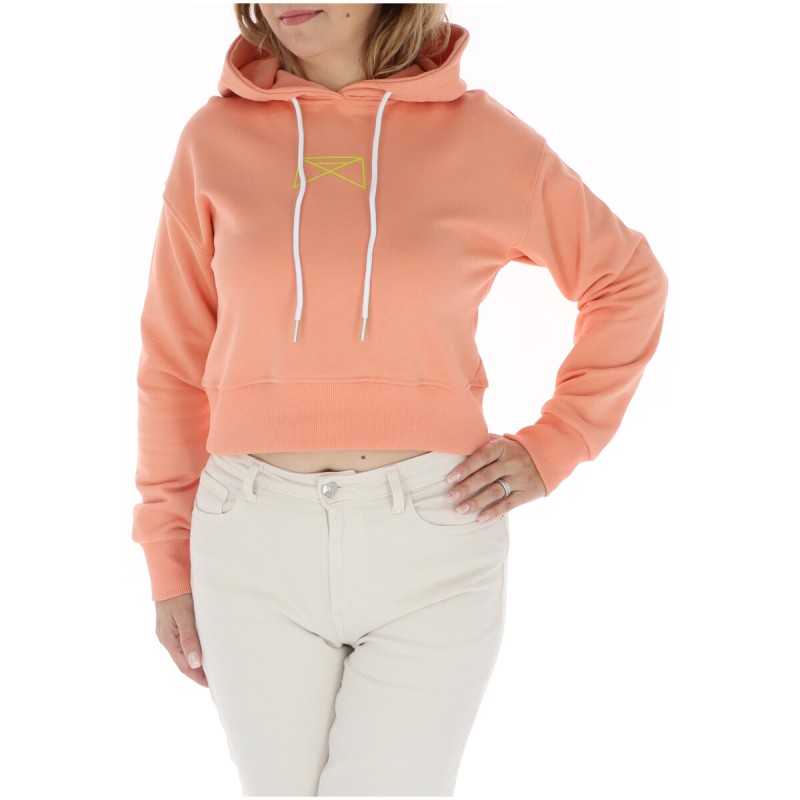 Kragenweite Sweatshirt Woman