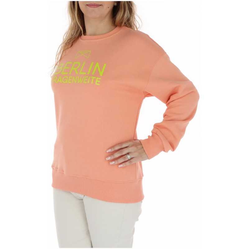 Kragenweite Sweatshirt Woman