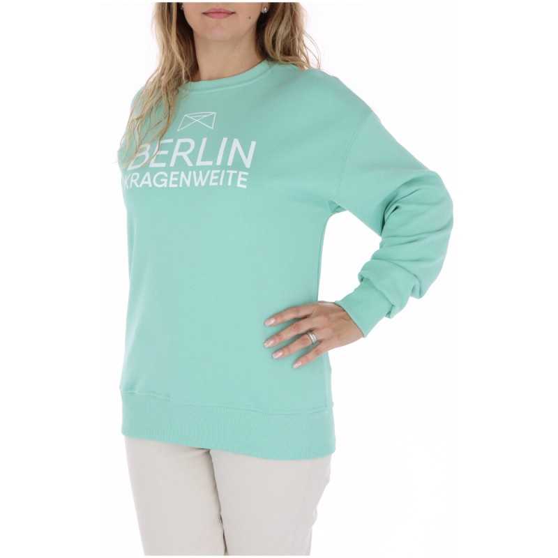 Kragenweite Sweatshirt Woman