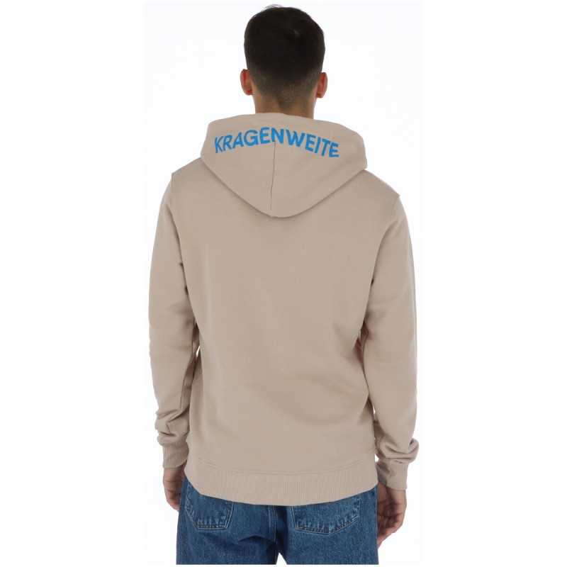 Kragenweite Sweatshirt Man