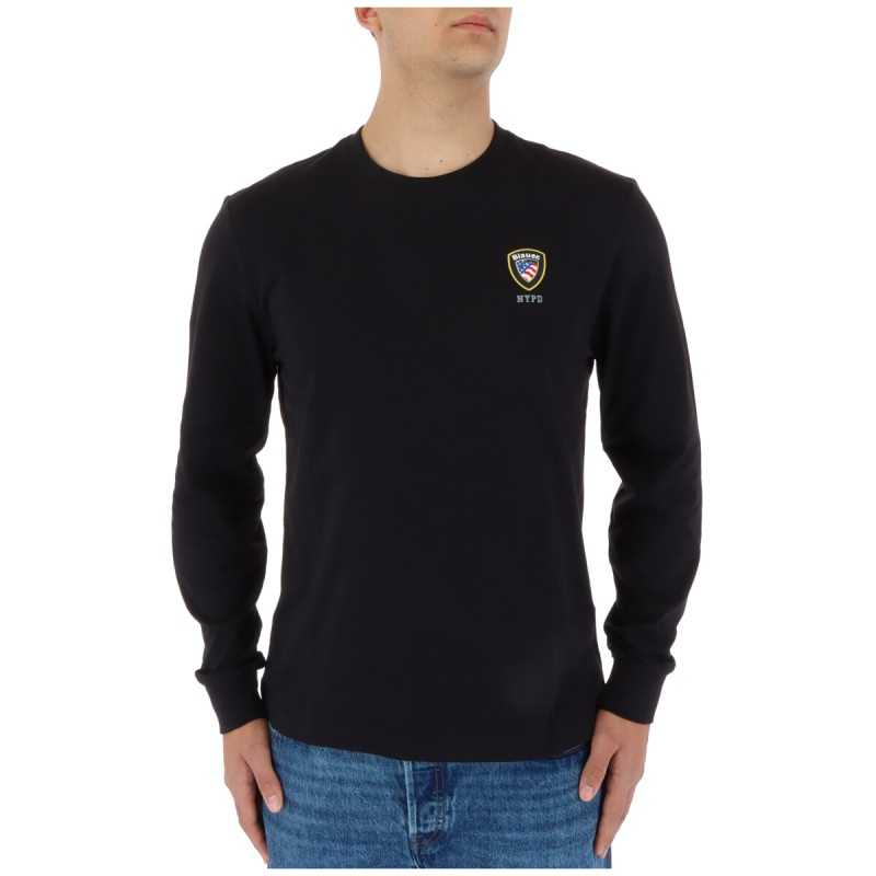 Blauer Sweater Man