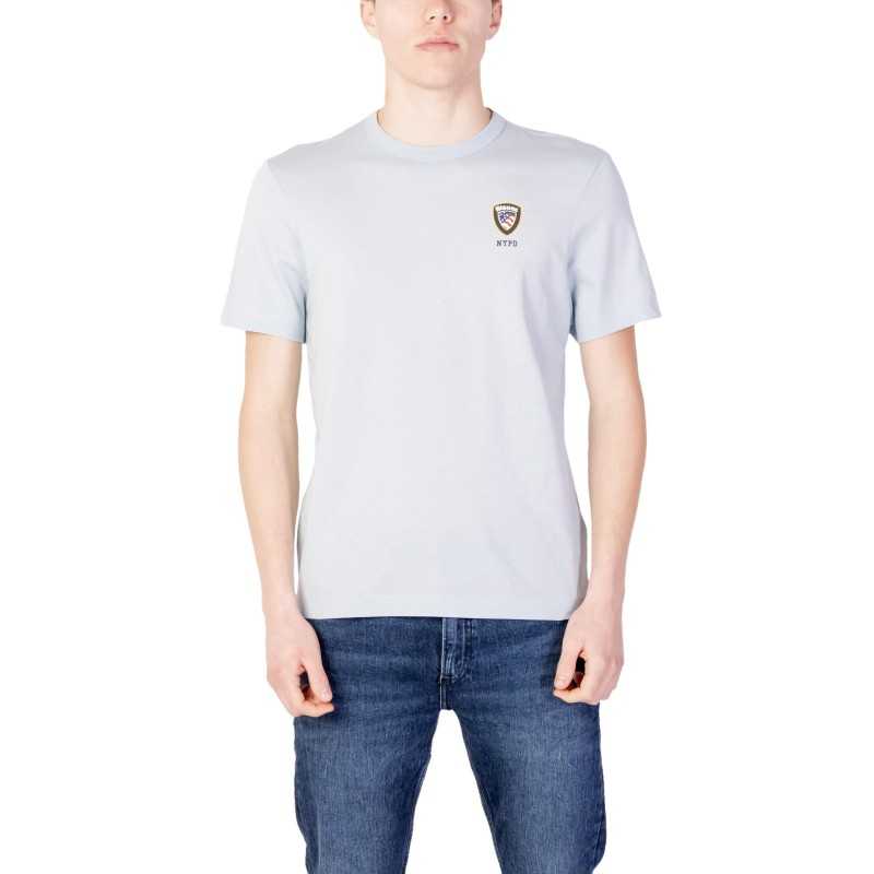 Blauer T-Shirt Man