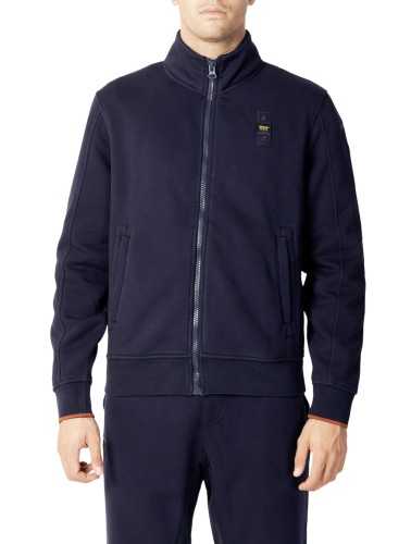 Blauer Sweatshirt Man