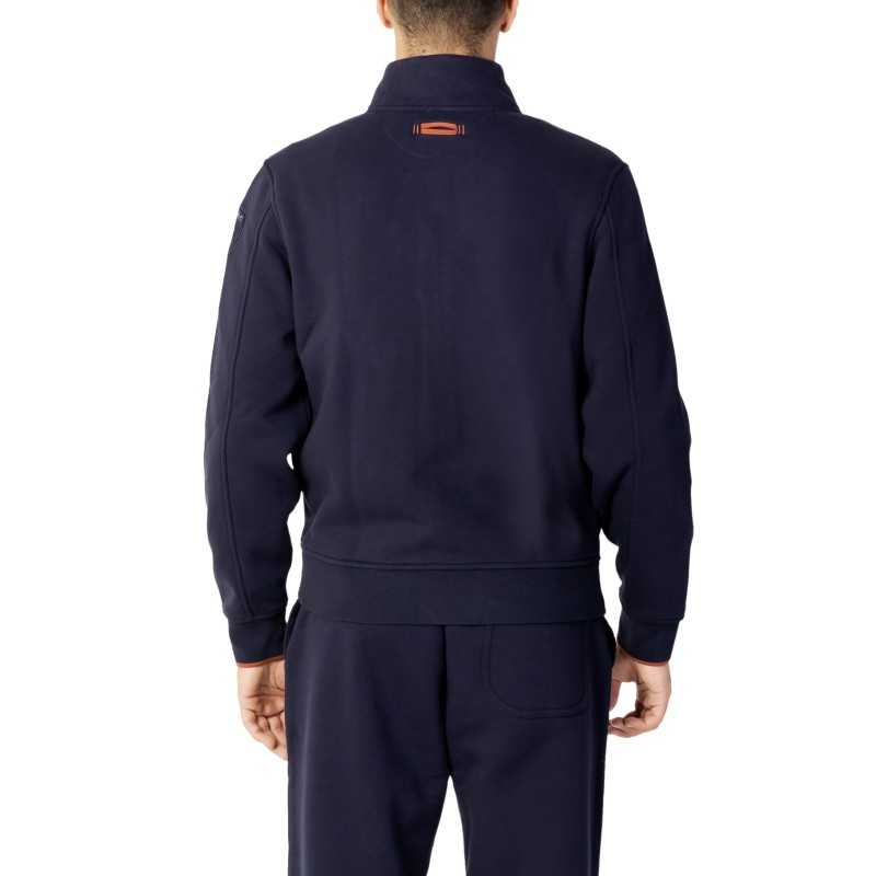 Blauer Sweatshirt Man