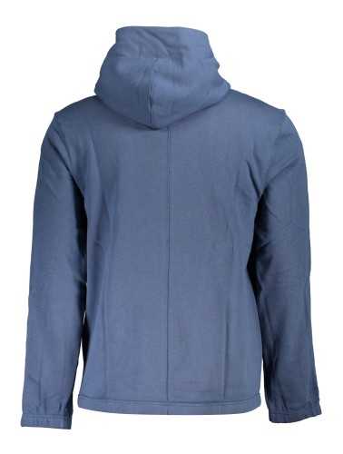 CALVIN KLEIN BLUE MEN'S SWEATSHIRT WITHOUT ZIP