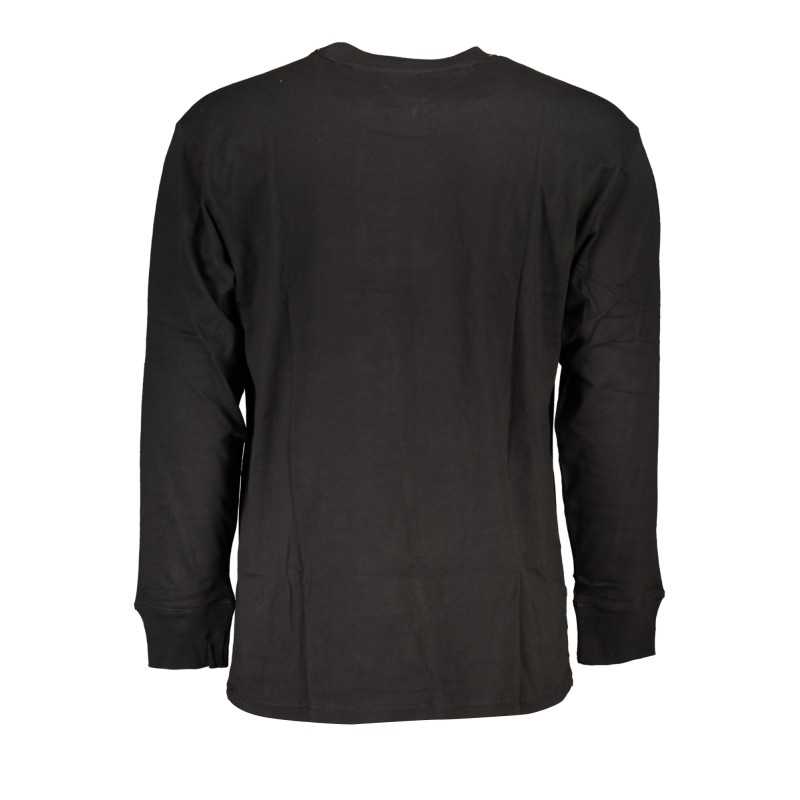 TOMMY HILFIGER MEN'S LONG SLEEVE T-SHIRT BLACK